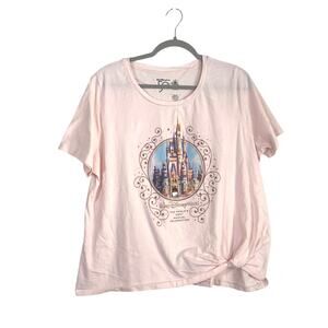 Disney Parks Walt Disney World 50th Anniversary Castle Short Sleeve Tee Size 1X